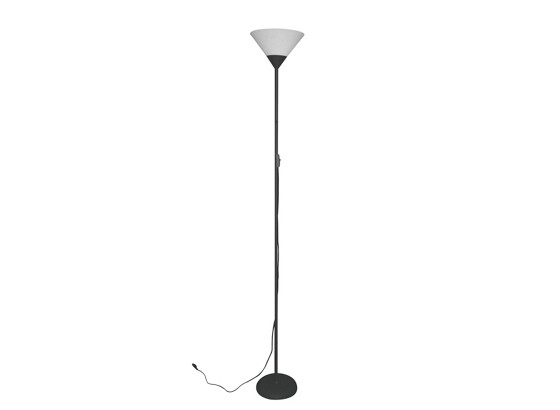 Stehleuchte Filipa - Silberfarben/Weiß, KONVENTIONELL, Kunststoff/Metall (22/22/180cm) - HOMEZONE Stehleuchte Filipa - Silberfarben/Weiß, KONVENTIONELL, Kunststoff/Metall (22/22/180cm) - HOMEZONE
