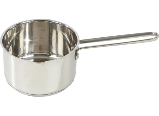 Stielkasserolle 0,6 Liter - Edelstahlfarben, KONVENTIONELL, Glas/Metall (26,5/14/8,5cm) Stielkasserolle 0,6 Liter - Edelstahlfarben, KONVENTIONELL, Glas/Metall (26,5/14/8,5cm)