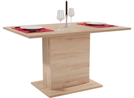 Stol Za Blagovaonicu Stol Za Blagavaonicu - boje hrasta, Moderno, drvni materijal (140/75/80cm) Stol Za Blagovaonicu Stol Za Blagavaonicu - boje hrasta, Moderno, drvni materijal (140/75/80cm)