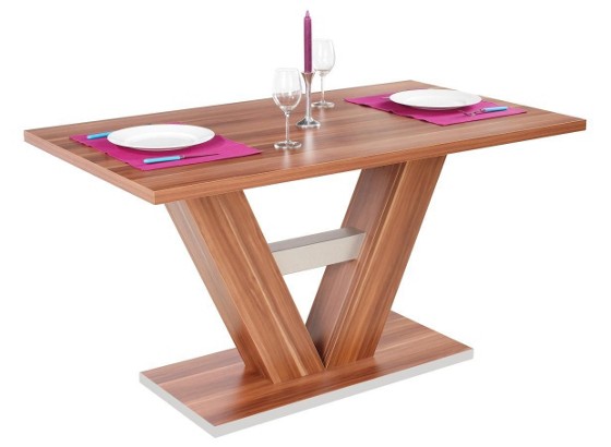 Stol Za Blagovaonicu Venus 140 Wa - boje oraha, Lifestyle, drvni materijal/drvo (140/75/90cm) Stol Za Blagovaonicu Venus 140 Wa - boje oraha, Lifestyle, drvni materijal/drvo (140/75/90cm)