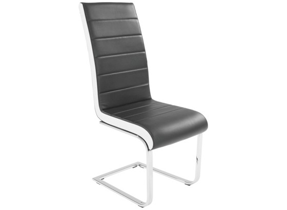 Stolica Stolica - bijela/crna, Konvencionalno, metal/tekstil (43/103/55cm) Stolica Stolica - bijela/crna, Konvencionalno, metal/tekstil (43/103/55cm)