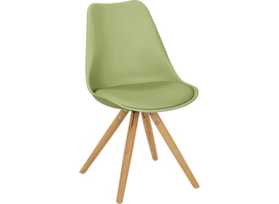 Stolica Stolica - boje hrasta/zelena, Moderno, drvo/tekstil (47/81/52cm) Stolica Stolica - boje hrasta/zelena, Moderno, drvo/tekstil (47/81/52cm)