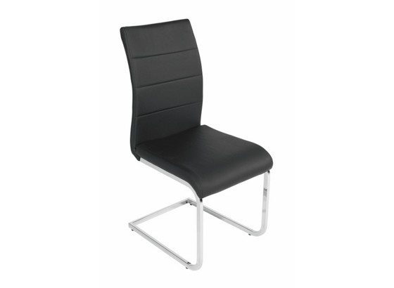 Stolica Stolica - boje kroma/crna, Moderno, metal/tekstil (44/97/59cm) Stolica Stolica - boje kroma/crna, Moderno, metal/tekstil (44/97/59cm)