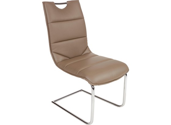 Stolica Stolica - boje kroma/smeđa, Moderno, metal/tekstil (47/93/58,5cm) Stolica Stolica - boje kroma/smeđa, Moderno, metal/tekstil (47/93/58,5cm)