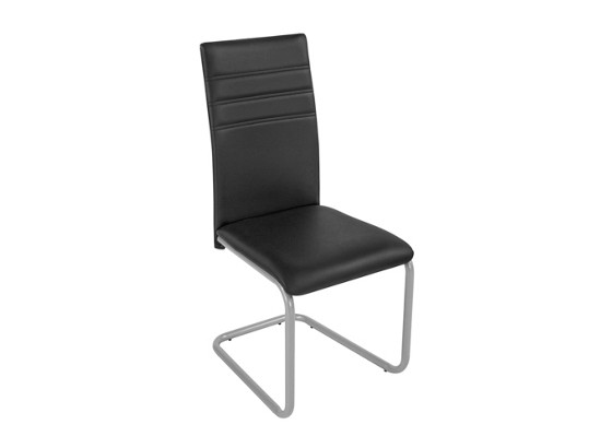 Stolica Stolica - boje srebra/crna, Moderno, metal/drvo (43/95,5/55,5cm) Stolica Stolica - boje srebra/crna, Moderno, metal/drvo (43/95,5/55,5cm)