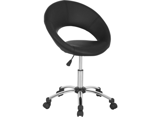 Stolica Uredska Uredska Stolica - boje kroma/crna, Moderno, koža/metal (61/79-90,5/53cm) - MÖMAX modern living Stolica Uredska Uredska Stolica - boje kroma/crna, Moderno, koža/metal (61/79-90,5/53cm) - MÖMAX modern living