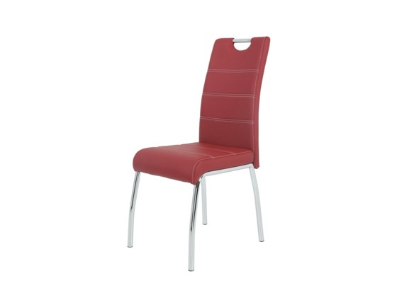 Stolička Susi - bordeaux/biela, Moderný, umelá hmota/kov (44/98/61cm) Stolička Susi - bordeaux/biela, Moderný, umelá hmota/kov (44/98/61cm)