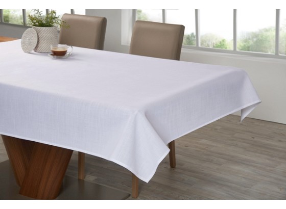 Stolnjak Ida - bijela, Romantično / ladanjski, tekstil (135/220cm) Stolnjak Ida - bijela, Romantično / ladanjski, tekstil (135/220cm)