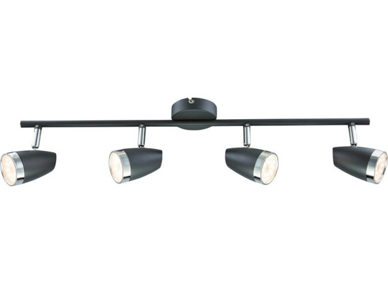 Strahler Arian - Chromfarben/Anthrazit, KONVENTIONELL, Kunststoff/Metall (15,5/60cm) - LUCA BESSONI Strahler Arian - Chromfarben/Anthrazit, KONVENTIONELL, Kunststoff/Metall (15,5/60cm) - LUCA BESSONI