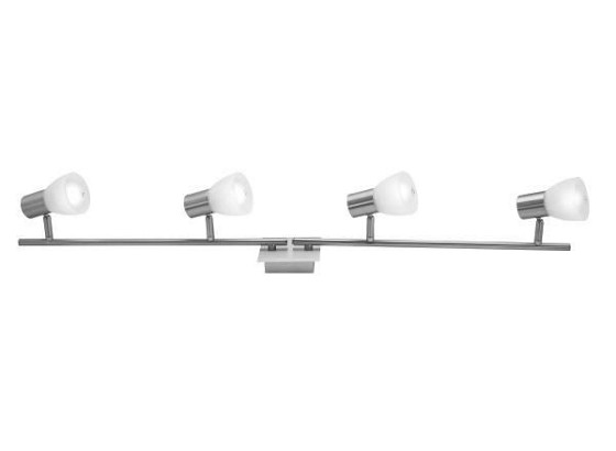 Strahler Katrin - Weiß, KONVENTIONELL, Glas/Metall (90/15/15cm) - OMBRA Strahler Katrin - Weiß, KONVENTIONELL, Glas/Metall (90/15/15cm) - OMBRA