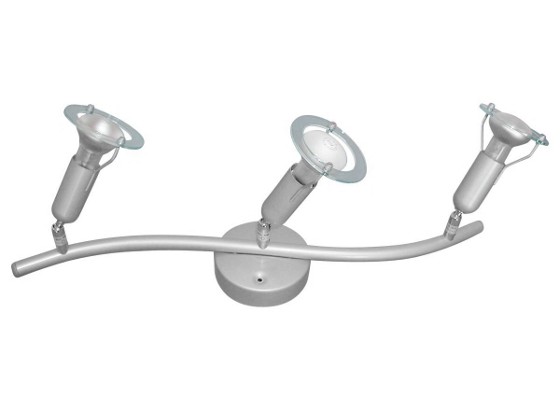 Strahler Timi - Silberfarben, KONVENTIONELL, Kunststoff/Metall (55cm) Strahler Timi - Silberfarben, KONVENTIONELL, Kunststoff/Metall (55cm)