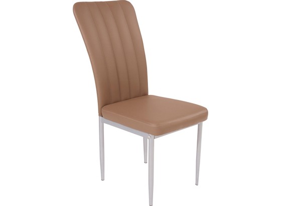 Stuhl Vicky - Hellbraun, KONVENTIONELL, Kunststoff/Metall (42/95/58cm) Stuhl Vicky - Hellbraun, KONVENTIONELL, Kunststoff/Metall (42/95/58cm)