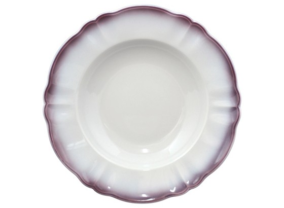 Suppenteller Inga - Lila, KONVENTIONELL, Keramik (23,5cm) - OMBRA Suppenteller Inga - Lila, KONVENTIONELL, Keramik (23,5cm) - OMBRA
