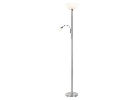 Svjetiljka Podna Hannes - bijela, Konvencionalno, staklo/metal (30/180cm) Svjetiljka Podna Hannes - bijela, Konvencionalno, staklo/metal (30/180cm)