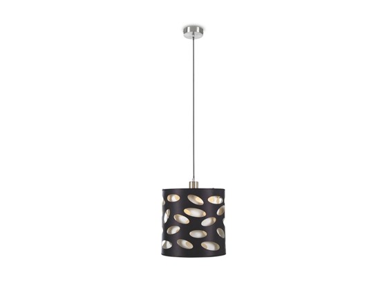 Svjetiljka Viseća Dagmar - crna, Konvencionalno, metal/tekstil (30/120cm) - LUCA BESSONI Svjetiljka Viseća Dagmar - crna, Konvencionalno, metal/tekstil (30/120cm) - LUCA BESSONI