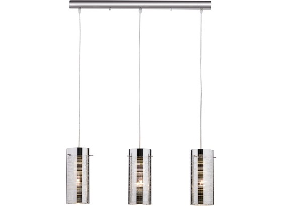 Svjetiljka Viseća Darcy - boje kroma, Romantično / ladanjski, staklo/metal (64,5/120cm) - JAMES WOOD Svjetiljka Viseća Darcy - boje kroma, Romantično / ladanjski, staklo/metal (64,5/120cm) - JAMES WOOD