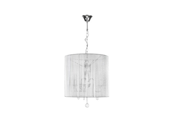 Svjetiljka Viseća Grazia - siva, Konvencionalno, staklo (45cm) - LUCA BESSONI Svjetiljka Viseća Grazia - siva, Konvencionalno, staklo (45cm) - LUCA BESSONI