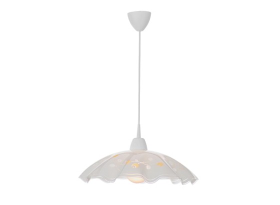 Svjetiljka Viseća Riga - bijela/žuta, Konvencionalno, staklo/plastika (43/100cm) - OMBRA Svjetiljka Viseća Riga - bijela/žuta, Konvencionalno, staklo/plastika (43/100cm) - OMBRA