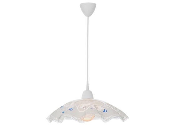 Svjetiljka Viseća Riga *pmb* - bijela/plava, Konvencionalno, staklo/plastika (43/100cm) - OMBRA Svjetiljka Viseća Riga *pmb* - bijela/plava, Konvencionalno, staklo/plastika (43/100cm) - OMBRA