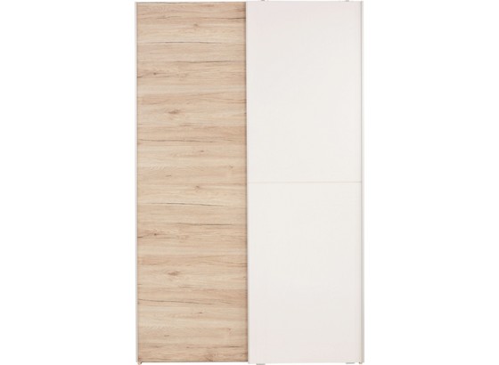 Szekrény Heimo - tölgy színű/fehér, konvencionális (125/195/38cm) Szekrény Heimo - tölgy színű/fehér, konvencionális (125/195/38cm)