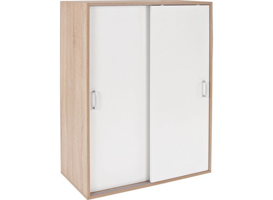 SZEKRÉNY TIO TYP 12 - tölgy színű/fehér, modern, faanyagok (80/115/35,5cm) SZEKRÉNY TIO TYP 12 - tölgy színű/fehér, modern, faanyagok (80/115/35,5cm)