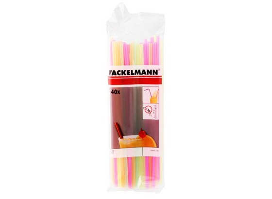 Szívószál 40db/csomag - pink/sárga, konvencionális, műanyag (21cm) Szívószál 40db/csomag - pink/sárga, konvencionális, műanyag (21cm)