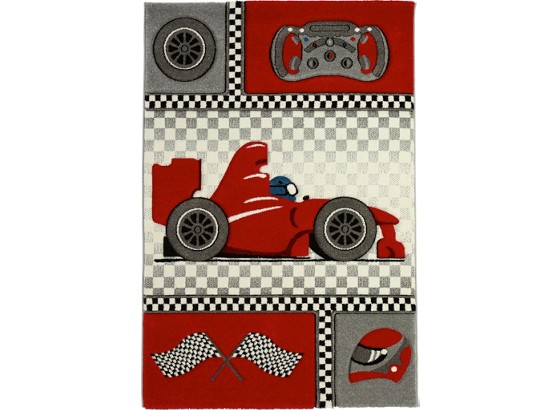 Szőnyeg Alessio - piros/szürke, konvencionális, textil (120/170cm) - OMBRA Szőnyeg Alessio - piros/szürke, konvencionális, textil (120/170cm) - OMBRA