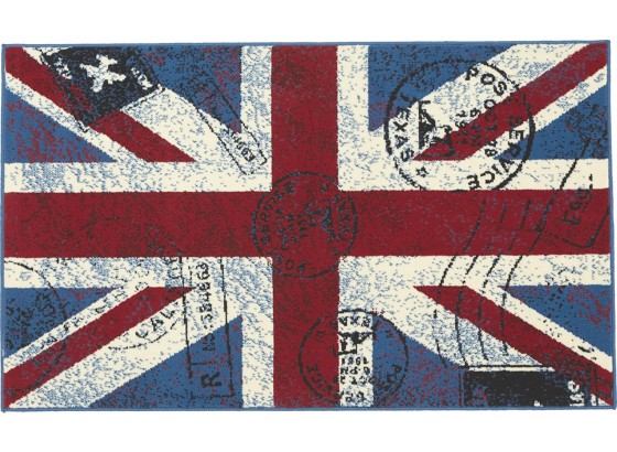 Szőnyeg Great Britain - piros/kék, konvencionális, textil (100/160cm) Szőnyeg Great Britain - piros/kék, konvencionális, textil (100/160cm)