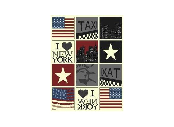 Szőnyeg New York - multicolor, konvencionális, textil (160/225cm) Szőnyeg New York - multicolor, konvencionális, textil (160/225cm)