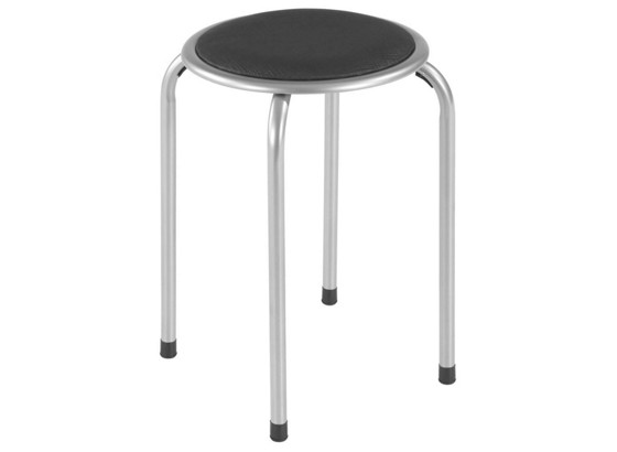 Tabure Stolica - boje aluminija, Moderno, metal (39/45cm) Tabure Stolica - boje aluminija, Moderno, metal (39/45cm)