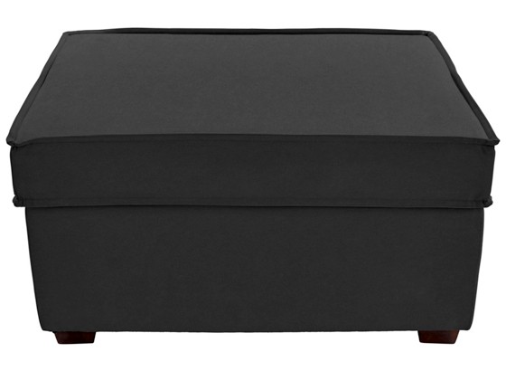 Tabure Tabure - crna, drvni materijal/tekstil (80/45/60cm) Tabure Tabure - crna, drvni materijal/tekstil (80/45/60cm)