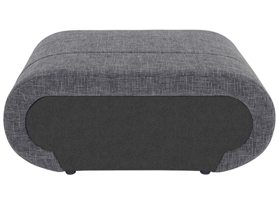 Taburet Carisma - černá/tmavě šedá, Moderní, textil (100/42/66cm) Taburet Carisma - černá/tmavě šedá, Moderní, textil (100/42/66cm)