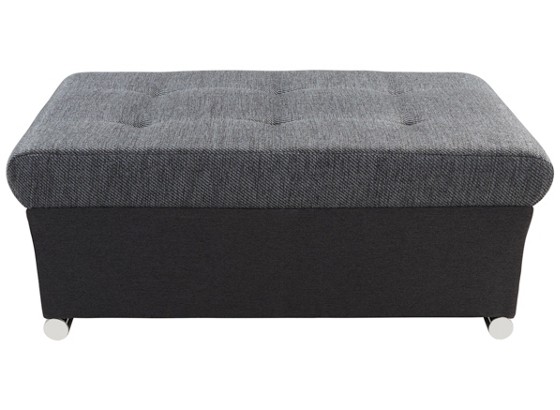 Taburet City - sivá/tmavosivá, Moderný, textil (101/41/60cm) Taburet City - sivá/tmavosivá, Moderný, textil (101/41/60cm)