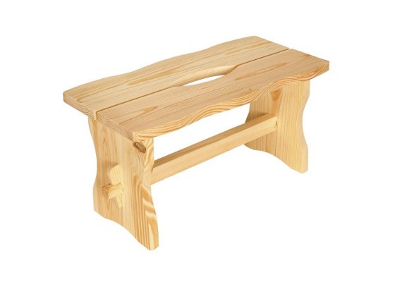 Taburet K-303 - prírodné farby, Konvenčný, drevo (40/20,5/16cm) Taburet K-303 - prírodné farby, Konvenčný, drevo (40/20,5/16cm)