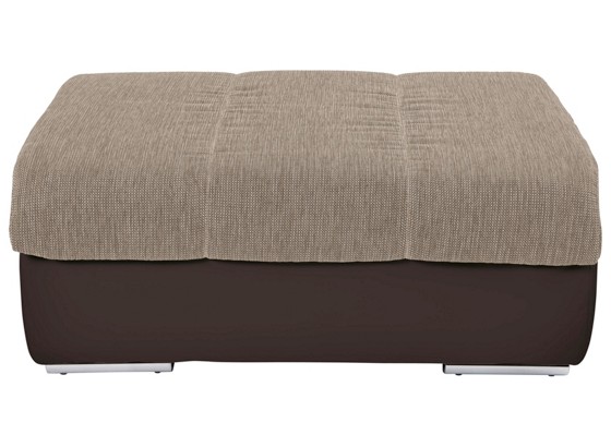 Taburet Multi - pískové barvy/hnědá, Moderní, textil (100/43/80cm) Taburet Multi - pískové barvy/hnědá, Moderní, textil (100/43/80cm)