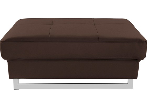 Taburet Rockstar - hnědá, Moderní, kůže (96/46/66cm) Taburet Rockstar - hnědá, Moderní, kůže (96/46/66cm)