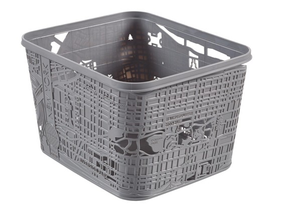 Tárolódoboz City Box - ezüst színű, műanyag (35,2/29,9/22,1cm) Tárolódoboz City Box - ezüst színű, műanyag (35,2/29,9/22,1cm)