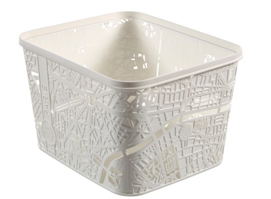 Tárolódoboz City Box - fehér, műanyag (35,2/29,9/22,1cm) Tárolódoboz City Box - fehér, műanyag (35,2/29,9/22,1cm)
