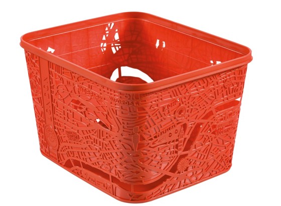 Tárolódoboz City Box - piros, műanyag (35,2/29,9/22,1cm) Tárolódoboz City Box - piros, műanyag (35,2/29,9/22,1cm)