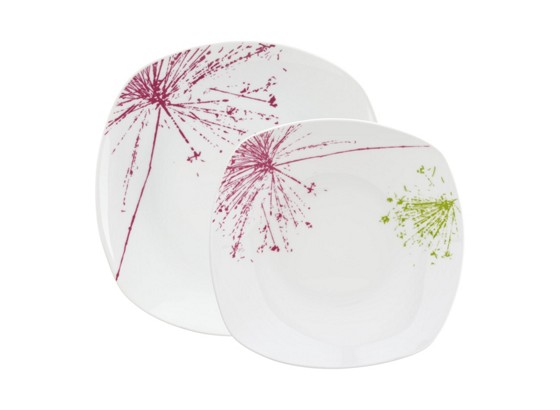 Tavelservice Helen - Multicolor/Weiß, KONVENTIONELL, Keramik - JAMES WOOD Tavelservice Helen - Multicolor/Weiß, KONVENTIONELL, Keramik - JAMES WOOD