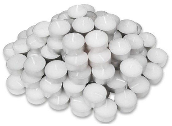 Teelicht Candie, 75 Stück - Weiß, KONVENTIONELL (36 mmcm) - OMBRA Teelicht Candie, 75 Stück - Weiß, KONVENTIONELL (36 mmcm) - OMBRA