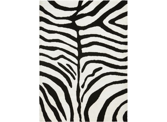 Tepih Corinna - bijela/crna, Moderno, tekstil (120/170cm) - JAMES WOOD Tepih Corinna - bijela/crna, Moderno, tekstil (120/170cm) - JAMES WOOD