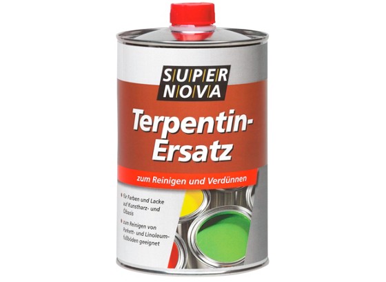 Terpentinersatz 1 Liter - Klar, KONVENTIONELL, Metall (1l) Terpentinersatz 1 Liter - Klar, KONVENTIONELL, Metall (1l)