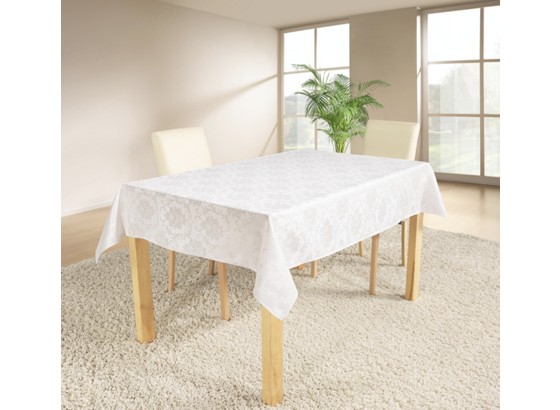 Tischdecke Romana - Beige, KONVENTIONELL, Textil - OMBRA Tischdecke Romana - Beige, KONVENTIONELL, Textil - OMBRA