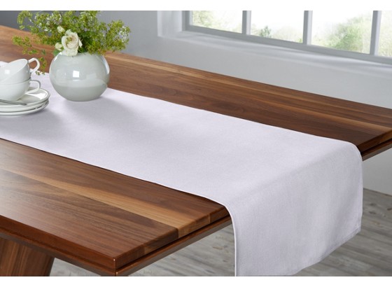 Tischläufer Ida - Weiß, ROMANTIK / LANDHAUS, Textil (40/150cm) - JAMES WOOD Tischläufer Ida - Weiß, ROMANTIK / LANDHAUS, Textil (40/150cm) - JAMES WOOD