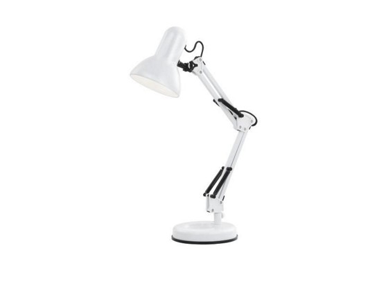Tischleuchte Erich - Schwarz/Weiß, KONVENTIONELL, Kunststoff/Metall (36cm) - OMBRA Tischleuchte Erich - Schwarz/Weiß, KONVENTIONELL, Kunststoff/Metall (36cm) - OMBRA
