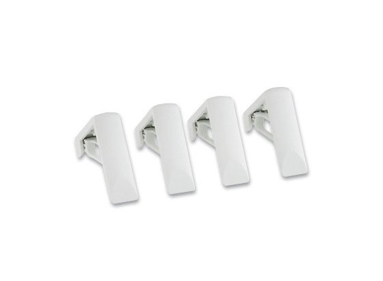 Tischtuchklammer 4- Er Set - Weiß, KONVENTIONELL, Kunststoff - HOMEWARE Tischtuchklammer 4- Er Set - Weiß, KONVENTIONELL, Kunststoff - HOMEWARE