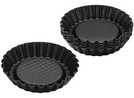 Tortelettform Schwarz - Schwarz, KONVENTIONELL, Metall (13/10,5/4cm) - ZENKER Tortelettform Schwarz - Schwarz, KONVENTIONELL, Metall (13/10,5/4cm) - ZENKER