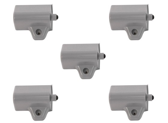 Türdämpfer Packs - Alufarben, Metall (1/1/1cm) Türdämpfer Packs - Alufarben, Metall (1/1/1cm)