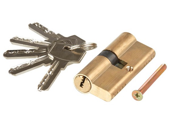 Türzylinder Gold - Goldfarben, KONVENTIONELL, Metall (7cm) Türzylinder Gold - Goldfarben, KONVENTIONELL, Metall (7cm)